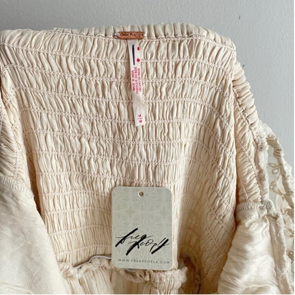 Free People Malina Maxi Dress Cream - Picture 4 of 6